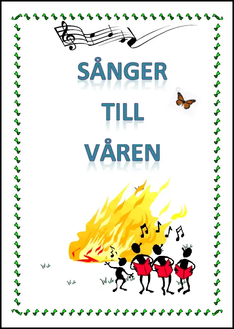 Sånghäfte till våren