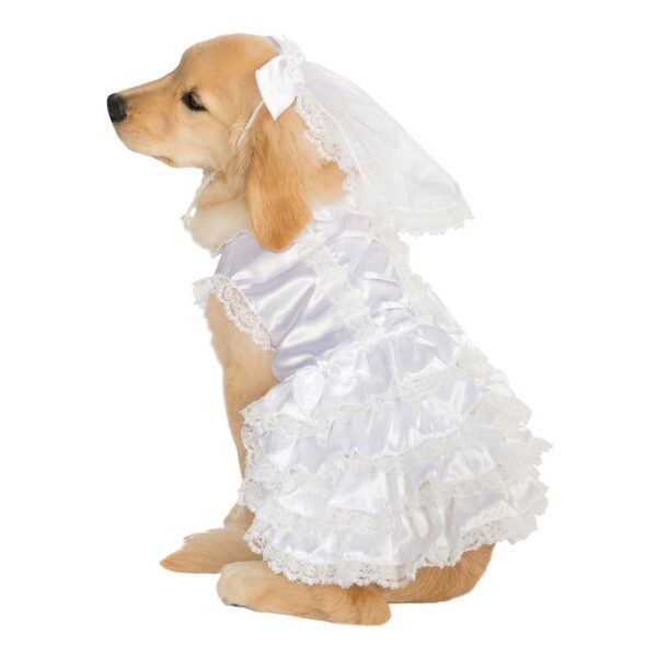 Brudklänning Hund Maskeraddräkt - Medium
