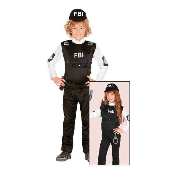 FBI-Agent Barn Maskeraddräkt - Large