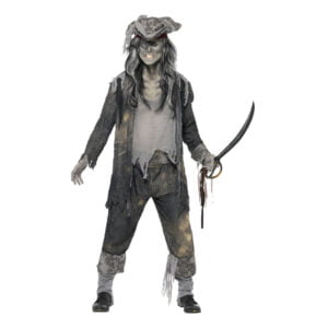 Pirat Halloween Maskeraddräkt - Large