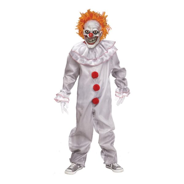 Carnevil Killer Clown Pojke Maskeraddräkt - X-Large