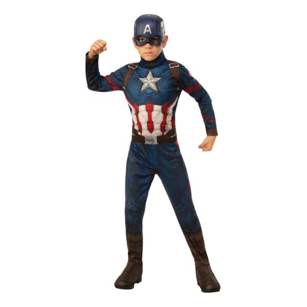 Avengers 4 Captain America Barn Maskeraddräkt - Small