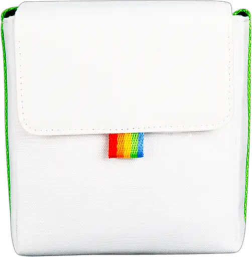 Polaroid - Now Bag For Poloraid Camera - White/Green