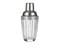 Cocktail shaker glas Viners® - 280 ml - Rostfritt stål - Glas - Klar - Silver