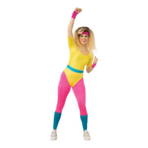 80-tals Aerobics Maskeraddräkt