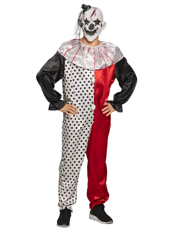 Läskig Clown Jumpsuit