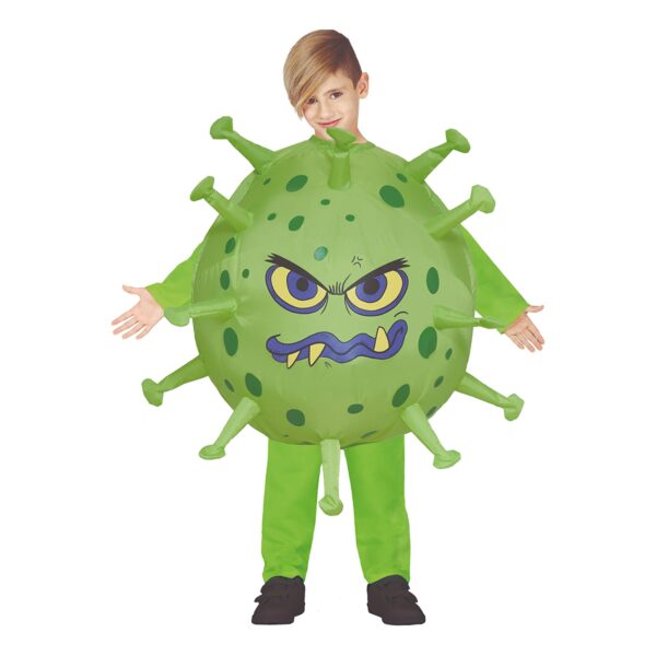 Uppblåsbar Virus Barn Maskeraddräkt - One size (5-10 år)