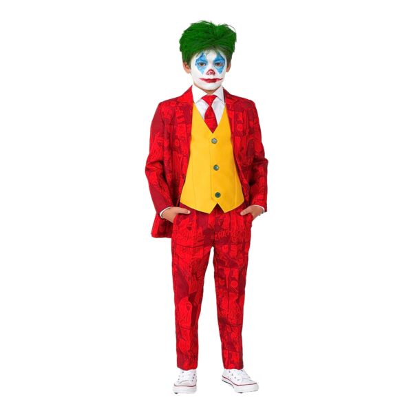 Suitmeister Scarlet Joker Boys Kostym - Small