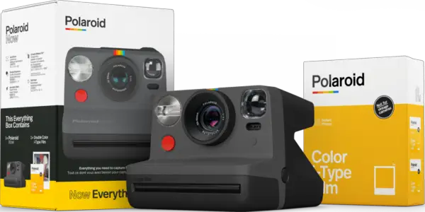 Polaroid - Now E-Box & a Double Pack Film