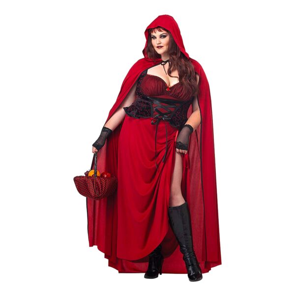 Rödluvan Halloween Plus-size Maskeraddräkt - 3XL