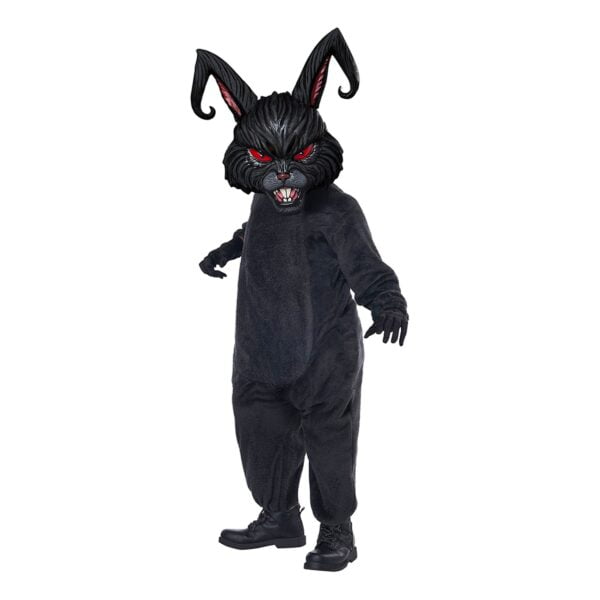 Svart Hare Halloween Barn Maskeraddräkt - Medium