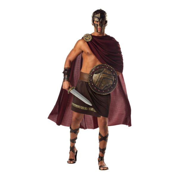 Spartansk Krigare Maskeraddräkt - Large
