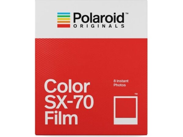 Polaroid Film SX-70 Color 8Bilder 8 Bilder,farbig,Rahmen weiss