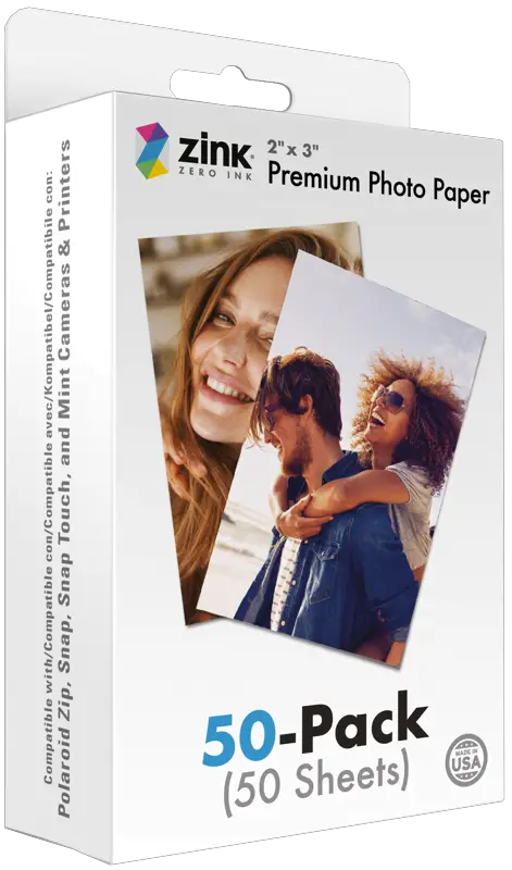 Polaroid - Zink Media 2x3" - 50 Pack