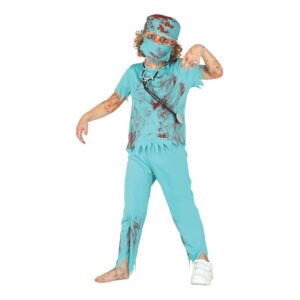 Zombiekirurg Barn Maskeraddräkt - Large