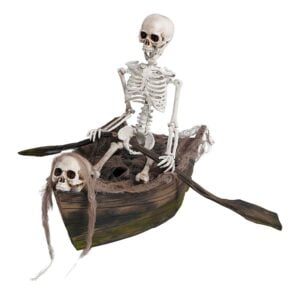 Animerat Skelett i Båt Prop