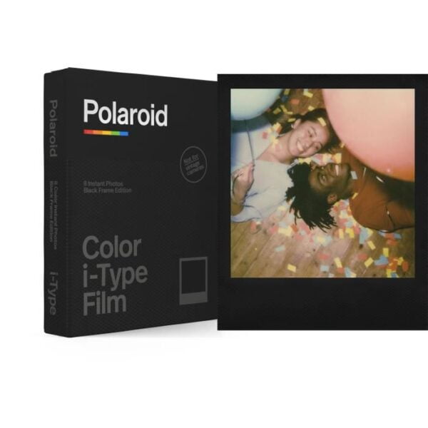 POLAROID - i-Type Black frame Edition färginstant filmpack - 8 filmer - ASA 640 - 10 min framkallning - Svart ram