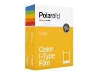 Polaroid i-Type Color Film - Lysande - vit - 88 x 107 mm 16 ark fotopapper