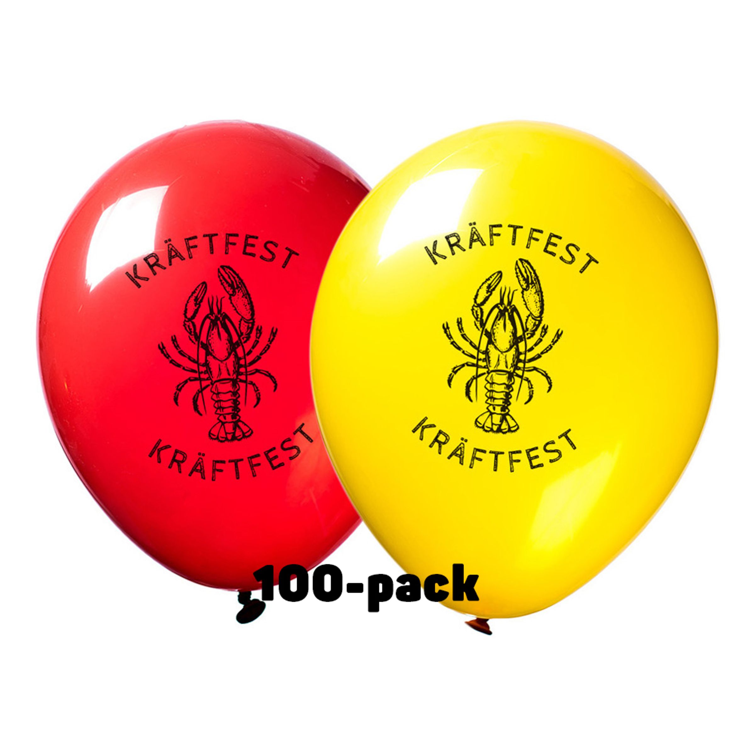 Ballonger Kräftfest - 100-pack