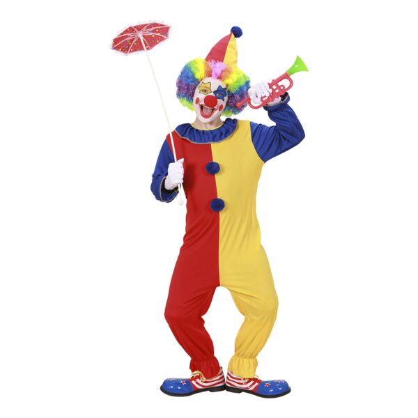 Clown Barn Maskeraddräkt - Large