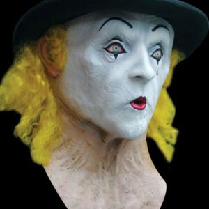 Clown Mask Deluxe med Hatt