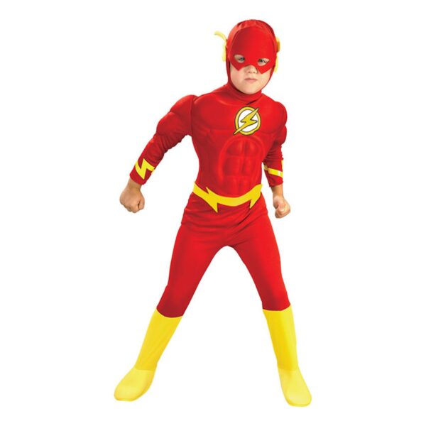 Flash med Muskler Barn Maskeraddräkt - Small