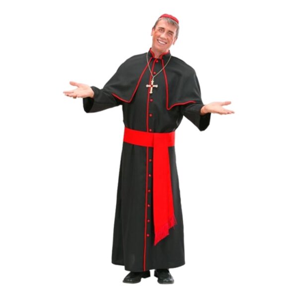 Kardinal Svart Maskeraddräkt - Small