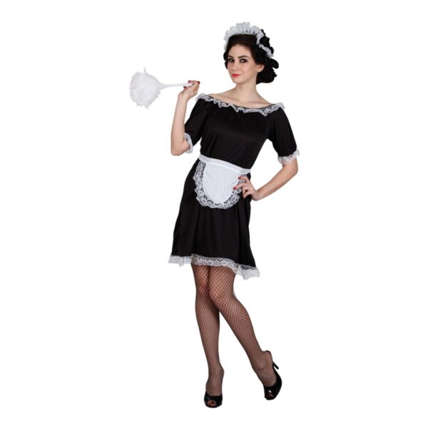 Klassisk French Maid Budget Maskeraddräkt - X-Large