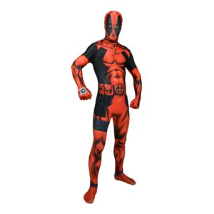 Morphsuit Deadpool Maskeraddräkt - X-Large