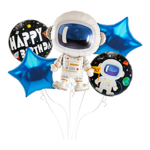 Fest med rymdtema - Ballongbukett Astronaut