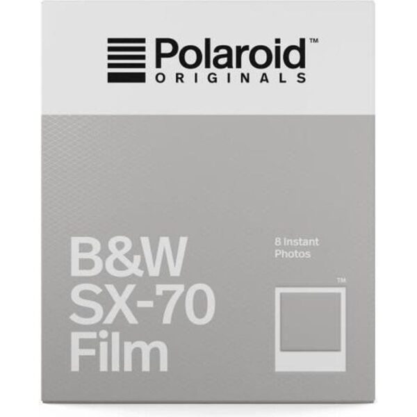 POLAROID ORIGINALS 4677 svartvit film för Polaroid SX-70 kamera