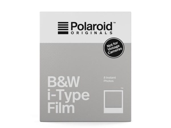 Polaroid B&W i-Type Film, 8 styck