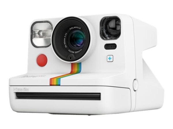 Polaroid Now+ - Instant camera - objektiv: 94.96 mm - 102.35 mm - 600-typ/i-Typ vit