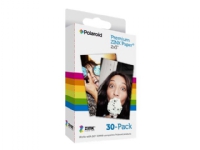 Polaroid Premium ZINK Paper - självhäftande - vit - 50,8 x 76,2 mm 30 ark fotopapper - för Polaroid Snap Instant, Snap Touch Mint 2-in-1