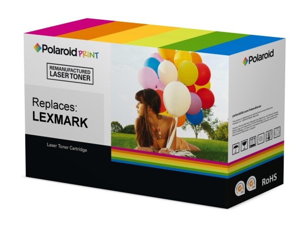 Polaroid - Svart - kompatibel - tonerkassett (alternativ för: Lexmark 50F2H00) - för Lexmark MS310, MS410, MS510, MS610