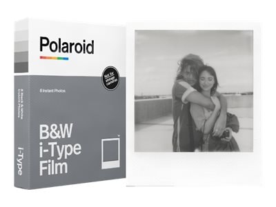 Polaroid i-Type B&W Film - Lysande - vit - 88 x 107 mm 8 ark fotopapper