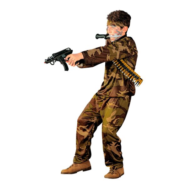 Soldat Barn Maskeraddräkt - X-Large