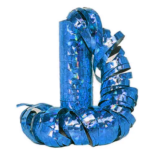 Serpentin Metallic Prisma Blå