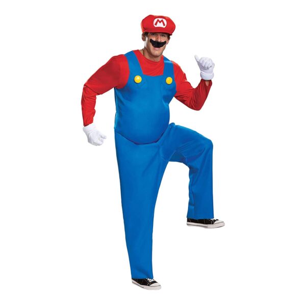 Super Mario Deluxe Maskeraddräkt - Medium