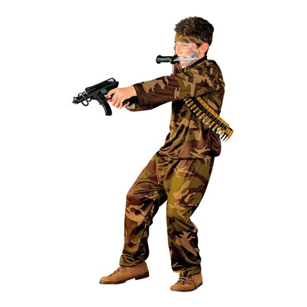 Soldat Barn Maskeraddräkt - Large