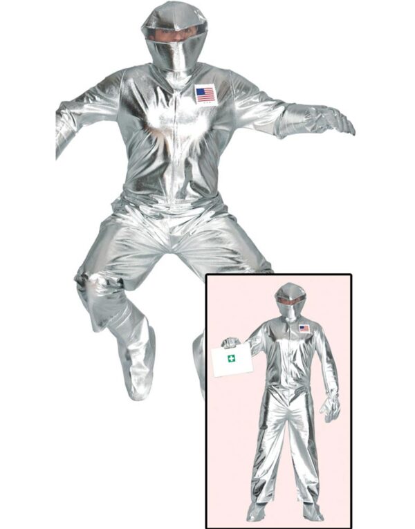 Space Suit - Komplett Astronaut Maskeraddräkt