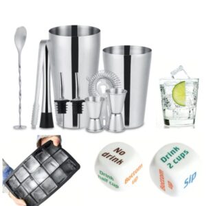 13-delar Partykit, cocktailset, barset, festkit - Rostfritt stål