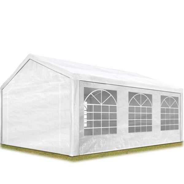 3x6 m partytält TOOLPORT marquee PE 350 N vit