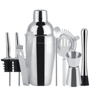 8-delar cocktailset , barset, shaker 550ml - Rostfritt stål