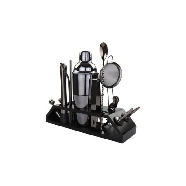 Piatio Cocktail Set - Cocktail Shaker - 17 delar - Med mätglas & Muddler - 750 ML - Rostfritt stål - Menykort