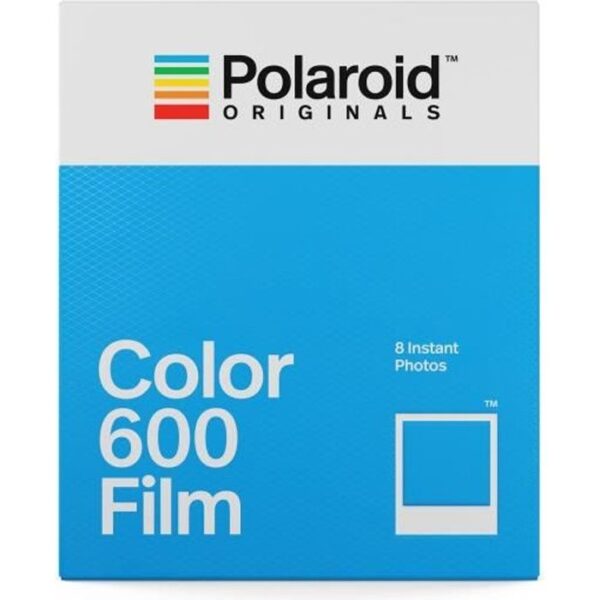 Polaroid - 600 färgfilmer - 8 filmpaket - ASA 640 - 10 min framkallning - vit ram