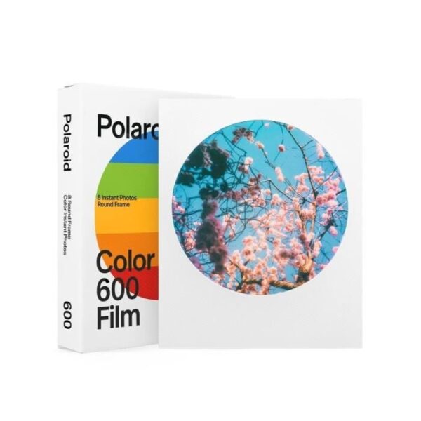 Polaroid 600 färgfilmer - rund ram - paket med 8 filmer