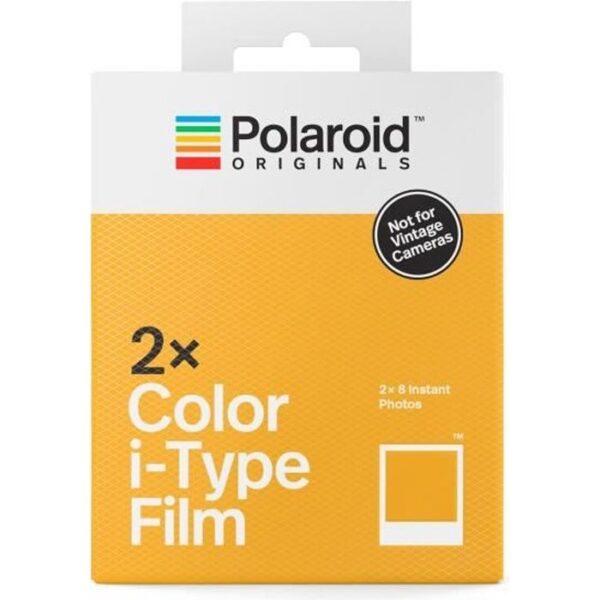 Polaroid i-Type Color Instant Film Dual Pack - 16 filmer - ASA 640 - 10 min utveckling - Vit ram