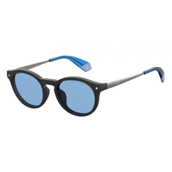 Polaroid solglasögon 6081/G/CS kat. 3 panto stål svart/grå/blå