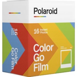Polaroid - Double Pack - färgfilm för snabbframkallning - Polaroid Go - ASA 640 - 16 exponeringar - 2 kassetter